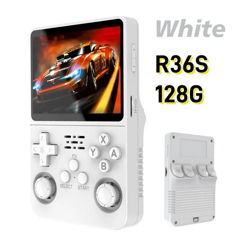 R36S Retro Gaming Console 3.5 Inch IPS Screen with Video Games Classic Emulator Open Source Portable Hand-Held Gaming Console