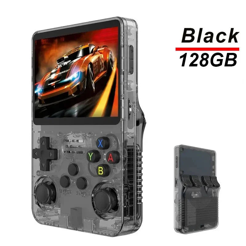 R36S Retro Gaming Console 3.5 Inch IPS Screen with Video Games Classic Emulator Open Source Portable Hand-Held Gaming Console