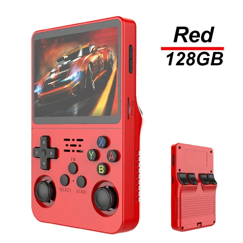 R36S Retro Gaming Console 3.5 Inch IPS Screen with Video Games Classic Emulator Open Source Portable Hand-Held Gaming Console