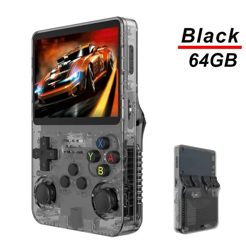 R36S Retro Gaming Console 3.5 Inch IPS Screen with Video Games Classic Emulator Open Source Portable Hand-Held Gaming Console
