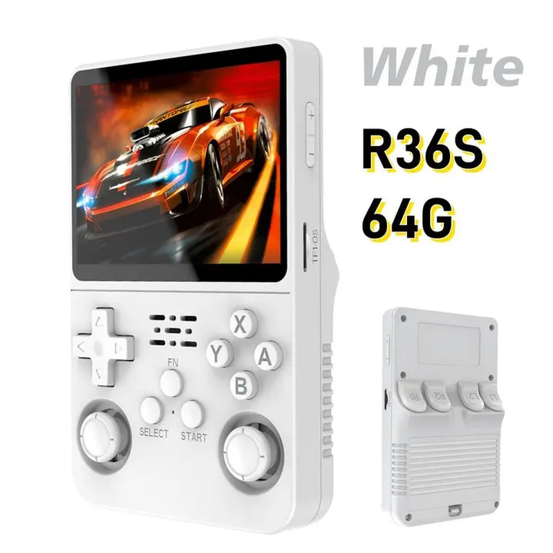 R36S Retro Gaming Console 3.5 Inch IPS Screen with Video Games Classic Emulator Open Source Portable Hand-Held Gaming Console