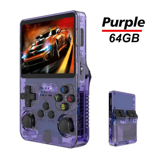 R36S Retro Gaming Console 3.5 Inch IPS Screen with Video Games Classic Emulator Open Source Portable Hand-Held Gaming Console